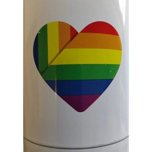 Bottle and Can Double Wall Insulater Drink Holder Rainbow Heart Set Of 3 Fun - Picture 12 of 12
